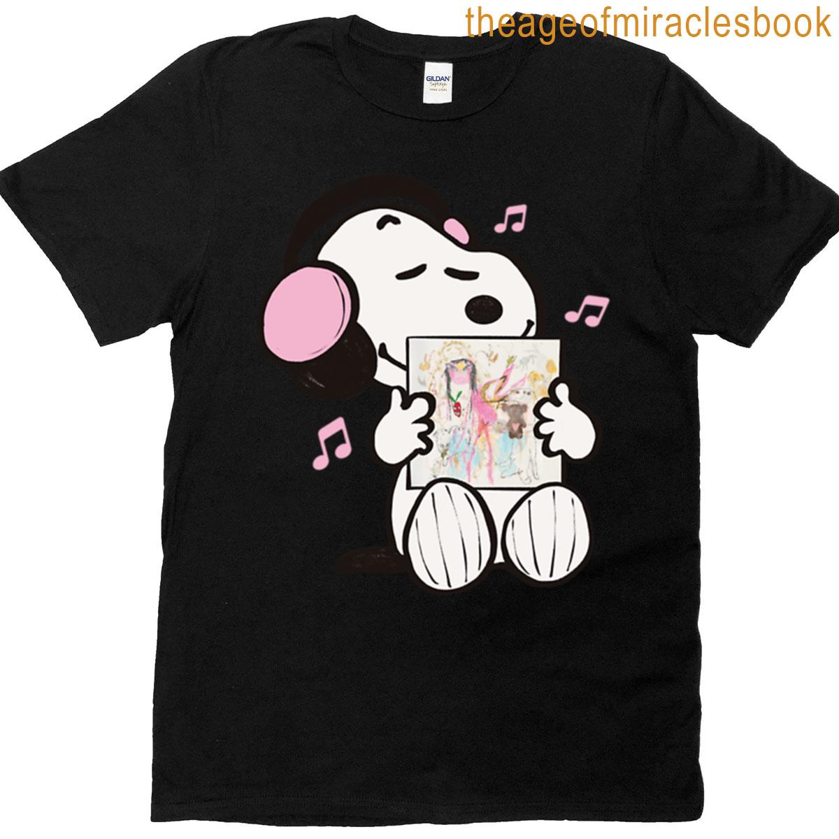 Snoopy Listening To Beatopia T-shirt
