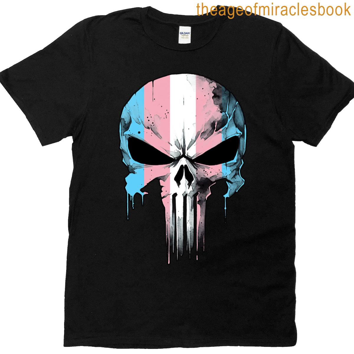 Trans Pride Guardian Skull T-shirt