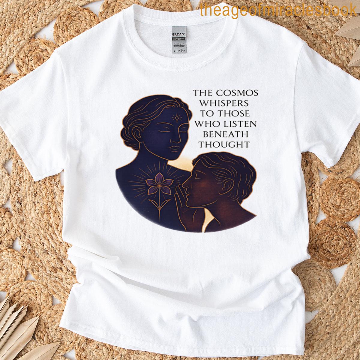 Whispers Beneath Thought Celestial Listening Art T-shirt