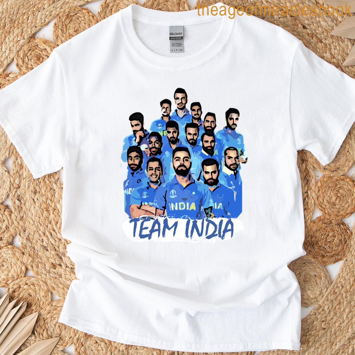 Fasbytes Team India Cricket India T-shirt