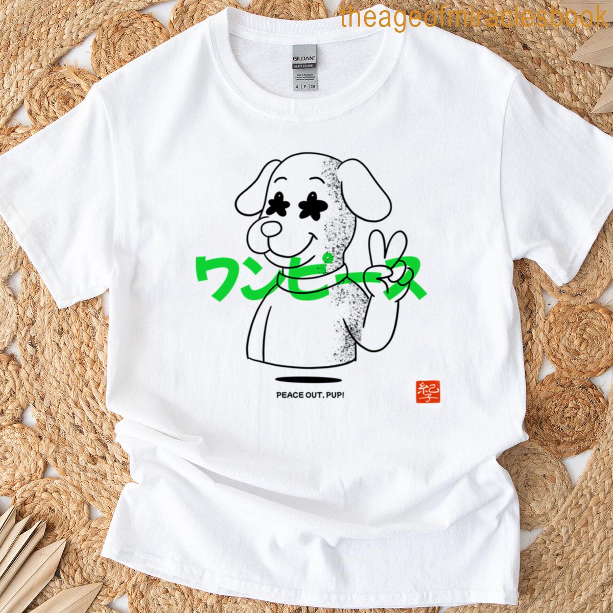 Peace Out Pup Oversized T-shirt
