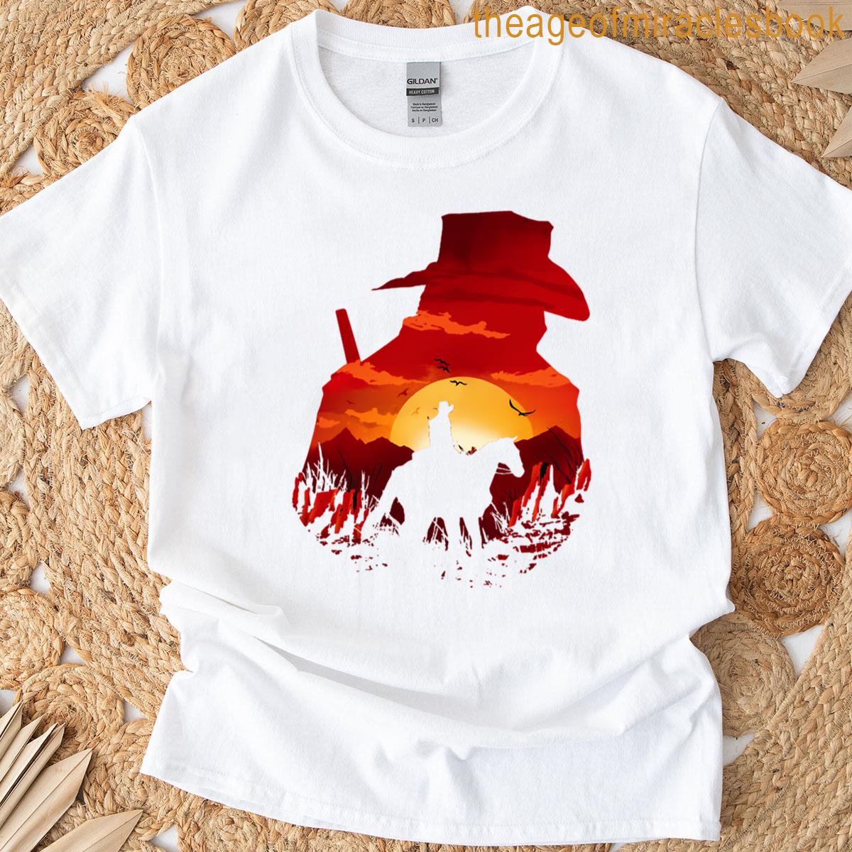 Red-logo T-shirt