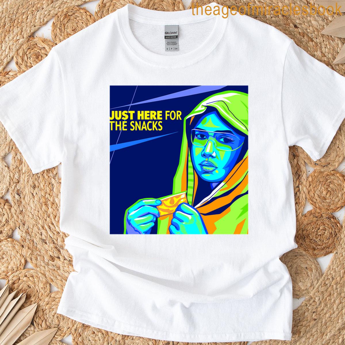 Snacks Priority Vibrant Everyday Narratives Oversized T-shirt