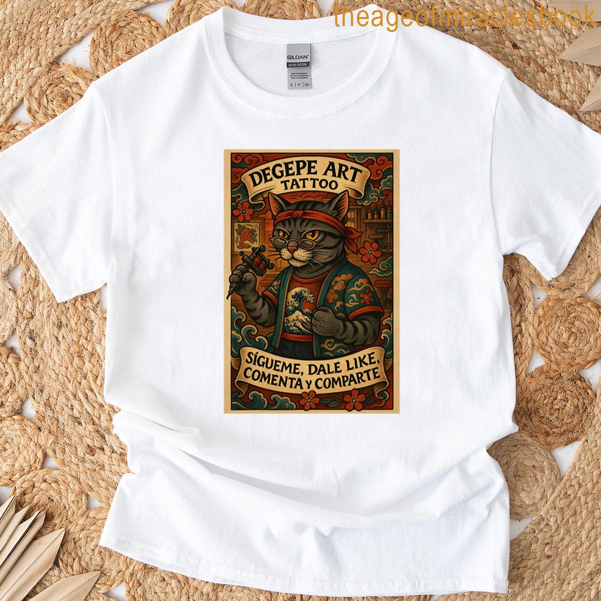 Cat Tattoo Boxy T-shirt