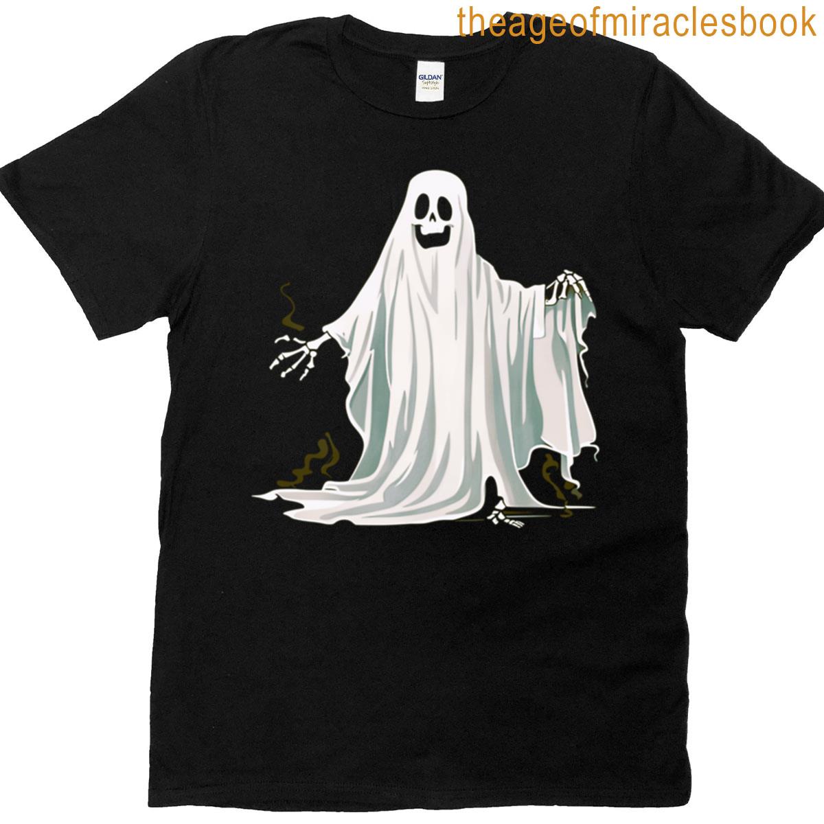 Ghosts Ghosts Halloween Illustrations T-shirt