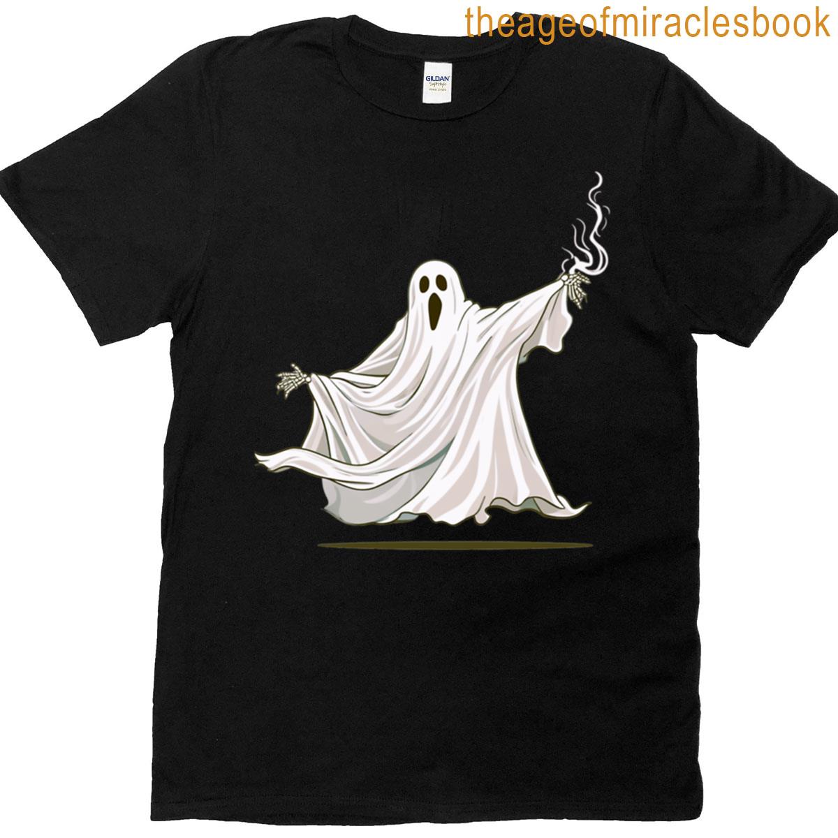 Ghosts Ghosts Halloween Magic Illustrations T-shirt