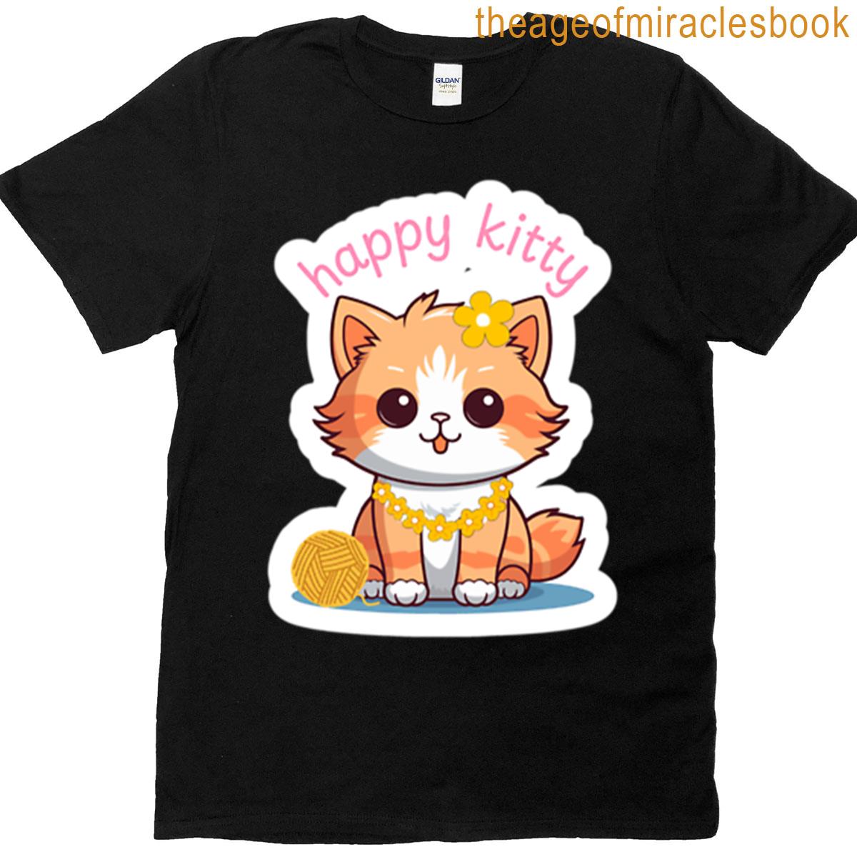 Happy Kitty Oversized T-shirt
