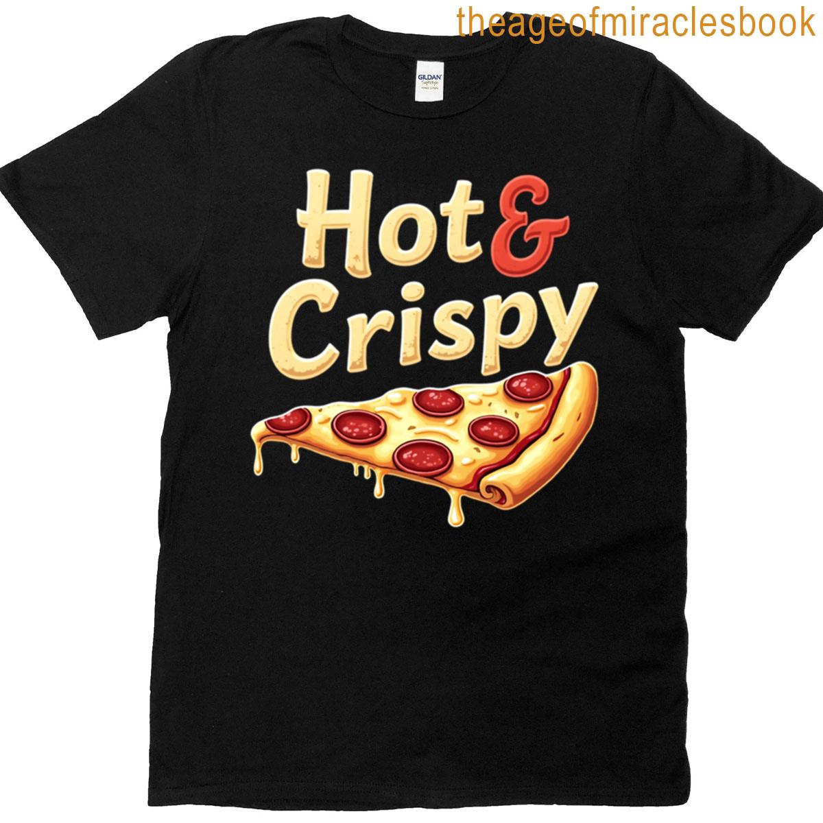 Hot Crispy Pizza Crispy Delight Edition Oversized T-shirt