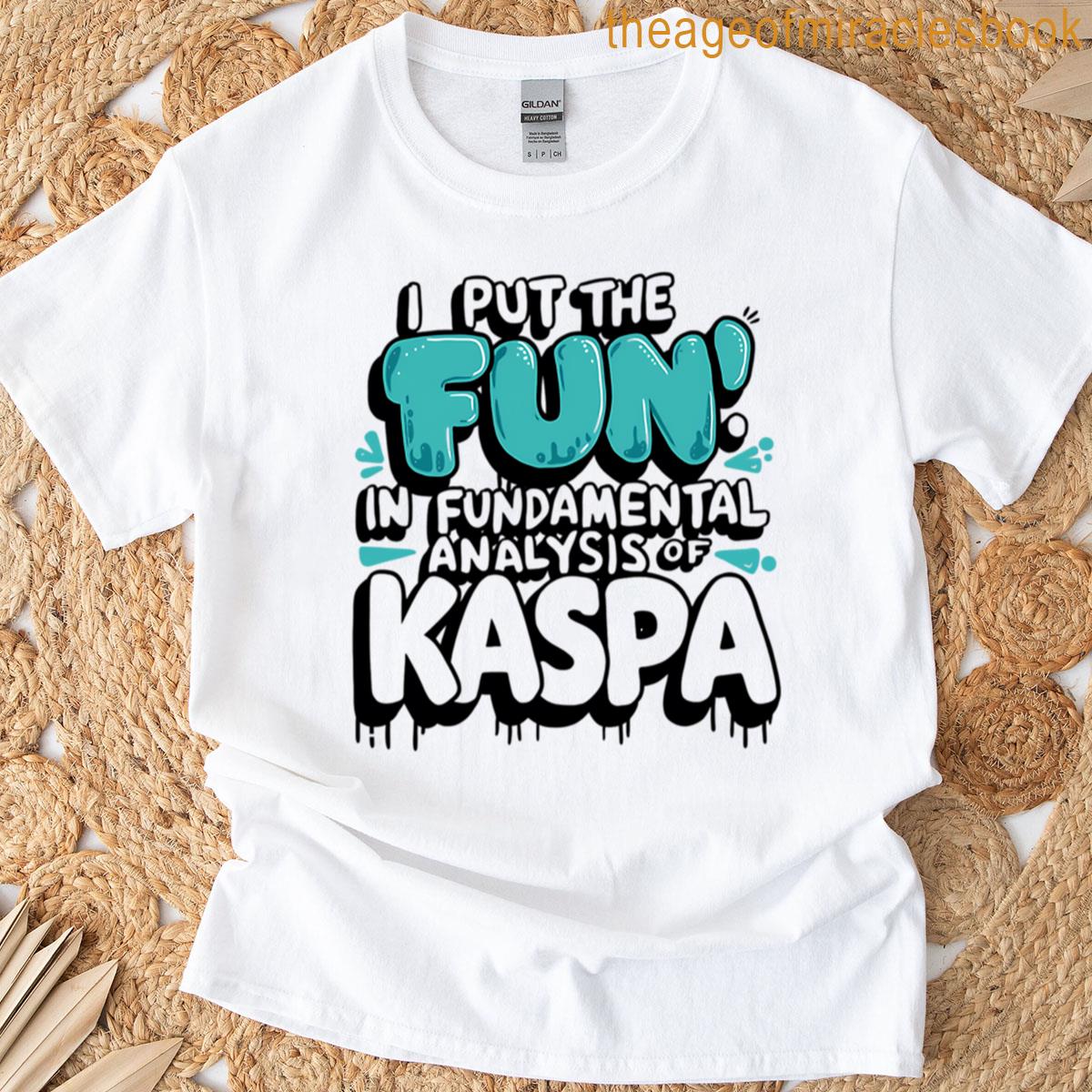 Kaspa Not Funded Just Functional Oversized T-shirt