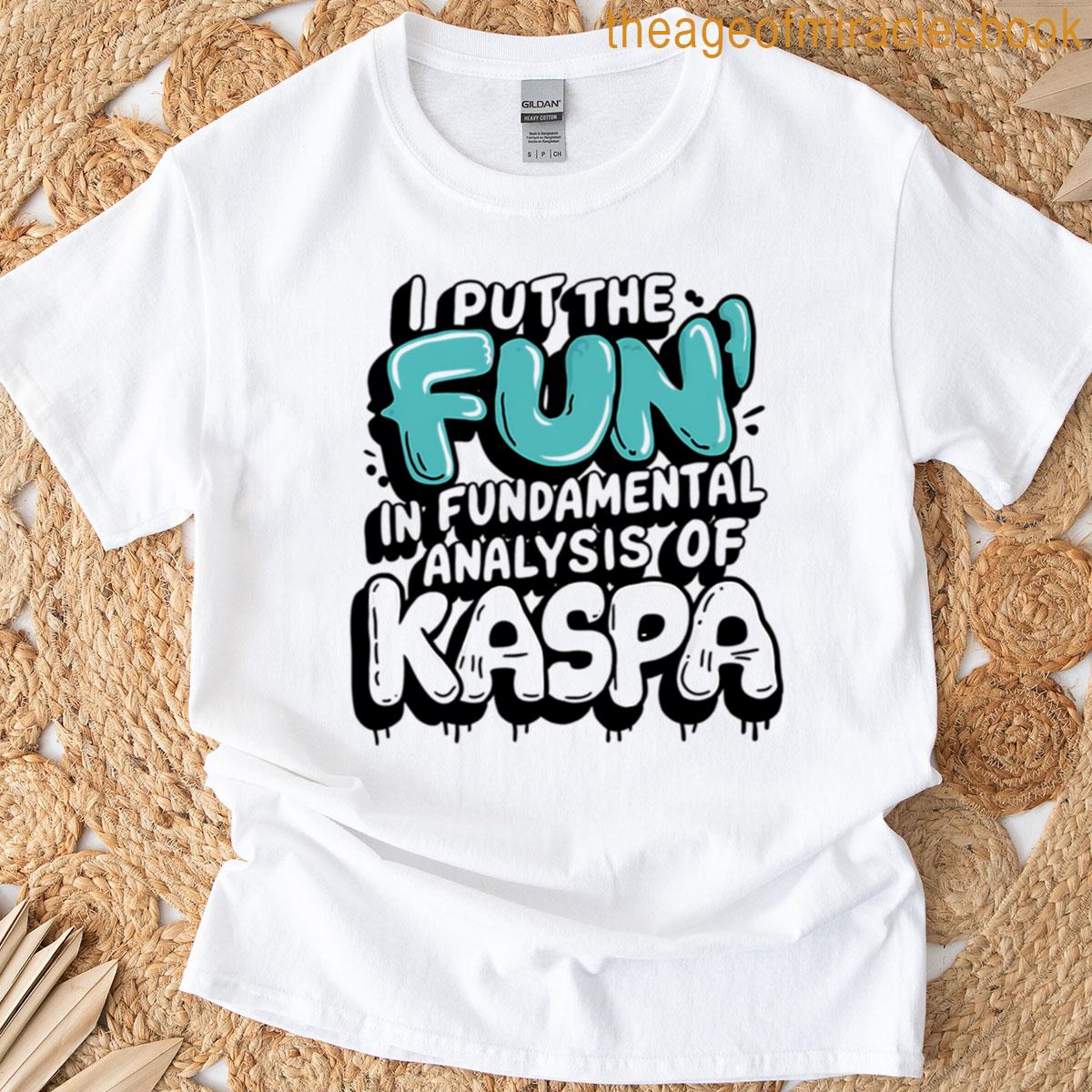Kaspa Was Built Not Marketed Oversized T-shirt