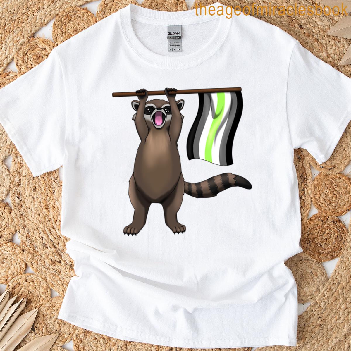 Raccoon Pride Thief – Agender T-shirt