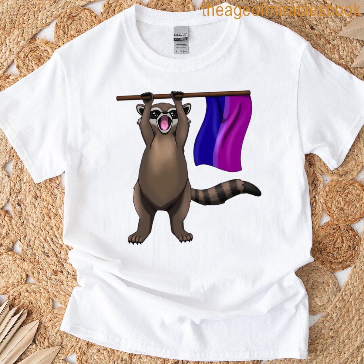 Raccoon Pride Thief – Bi T-shirt