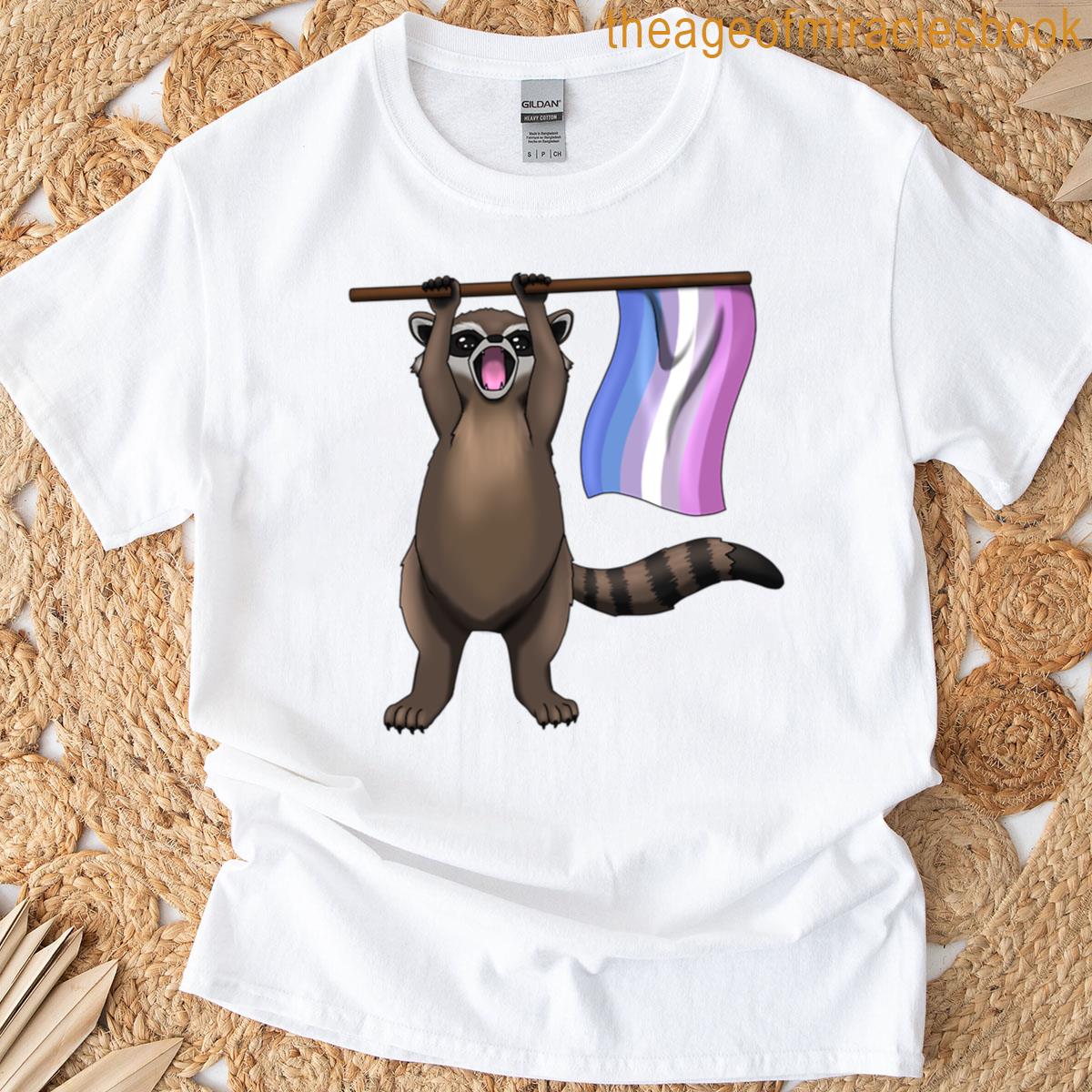 Raccoon Pride Thief – Bigender T-shirt