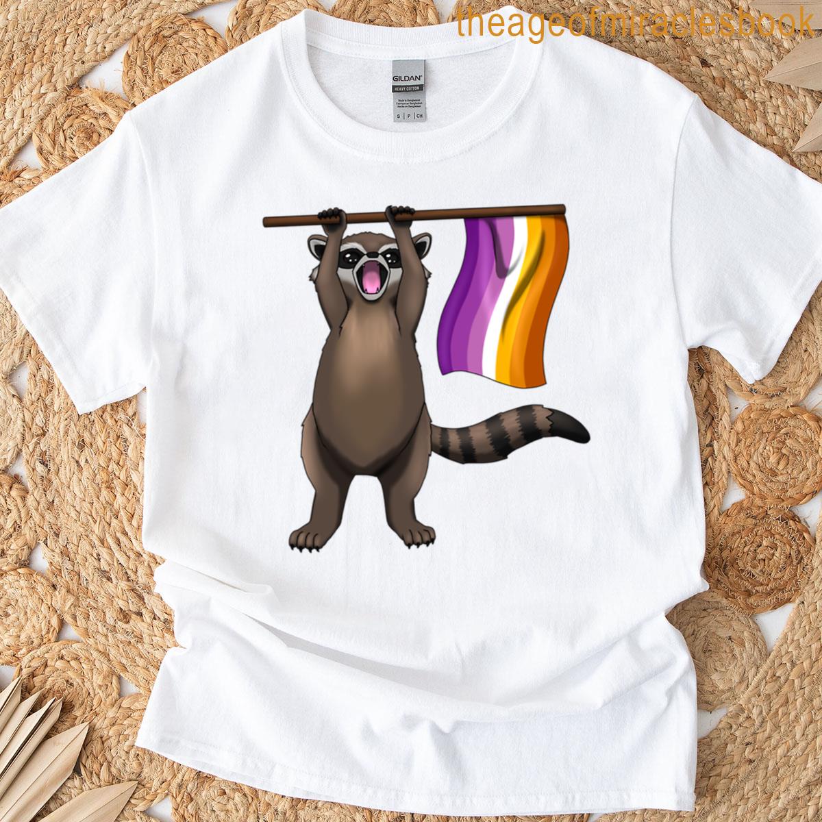 Raccoon Pride Thief – Wlw Active T-shirt