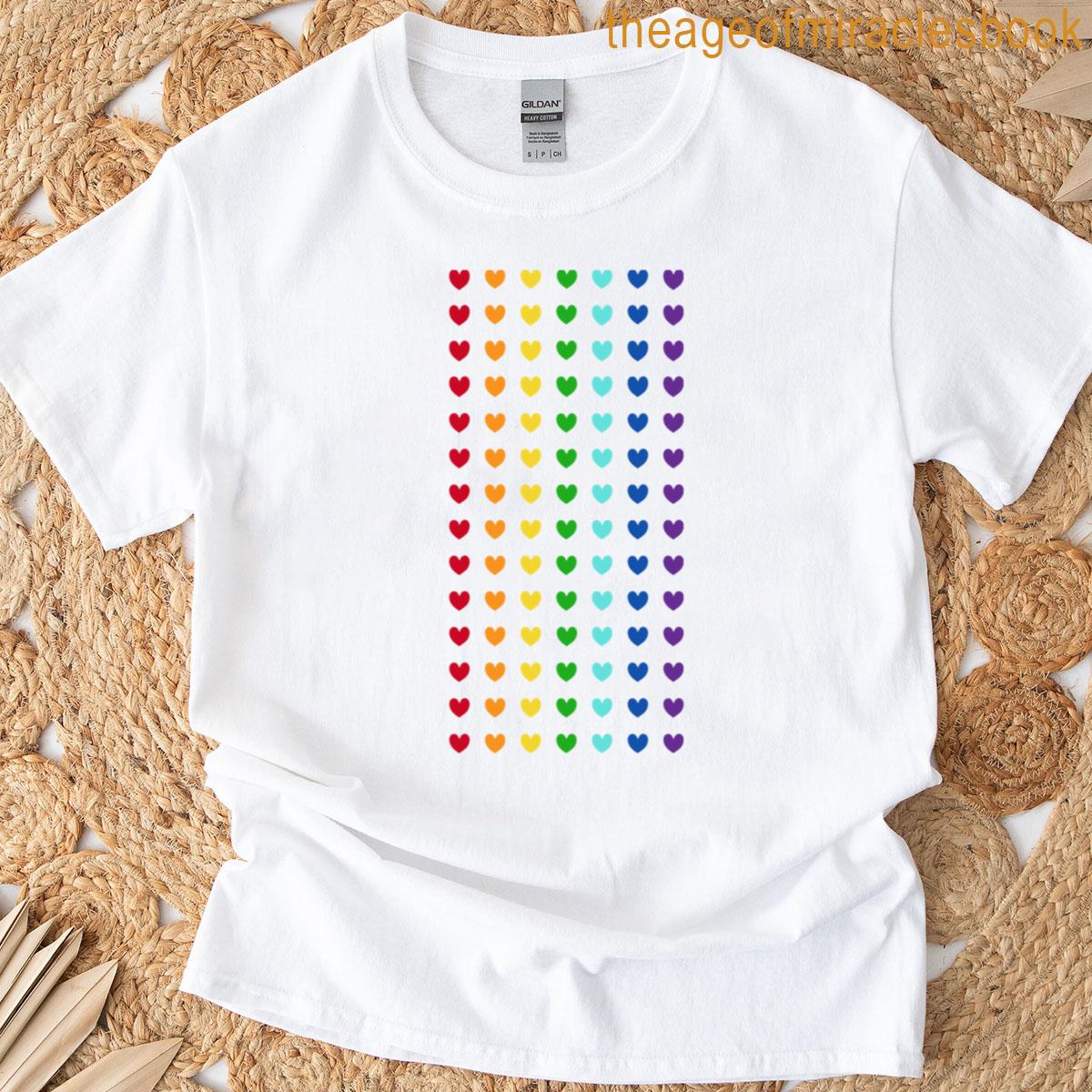 Rainbow Hearts T-shirt