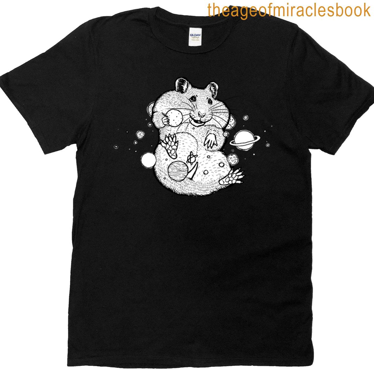 Space Eating Hamster Oversized T-shirt