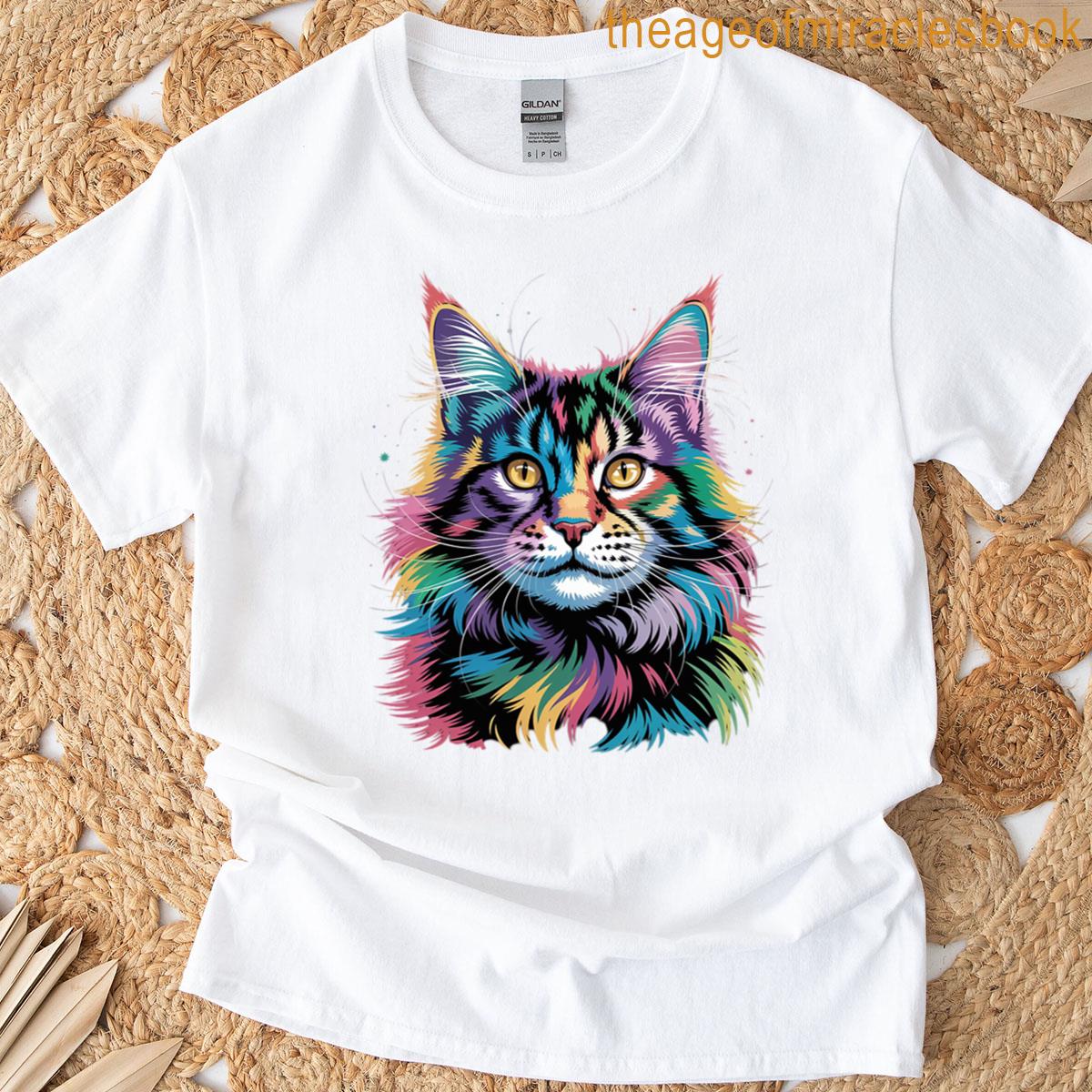 Splash Maine Coon Cat T-shirt