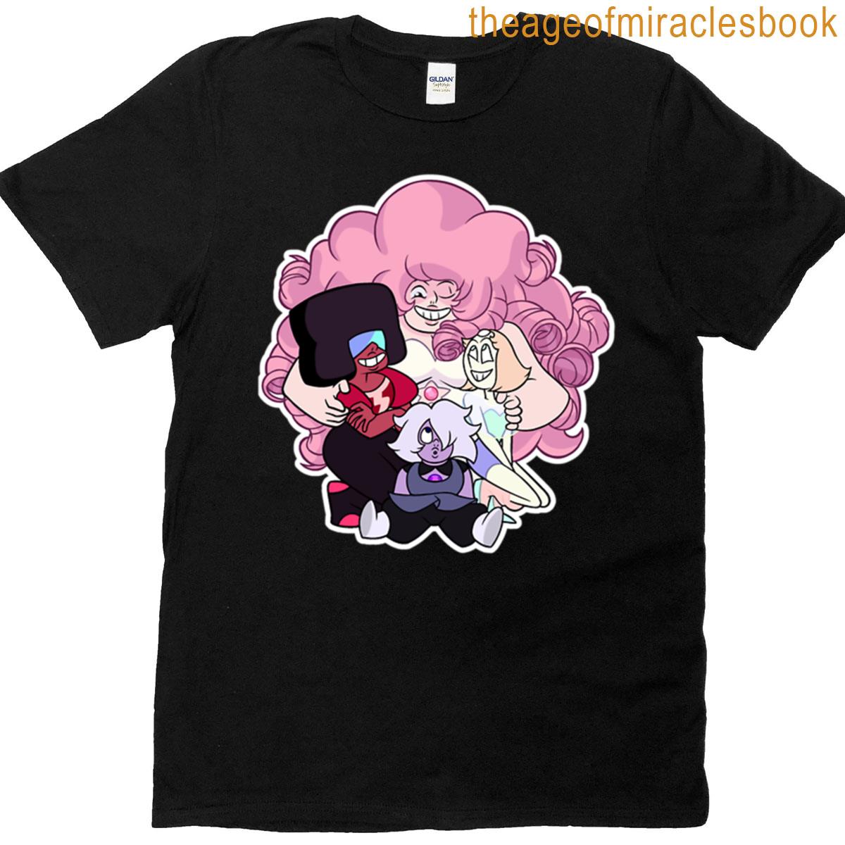 The Crystal Gems With Rose T-shirt