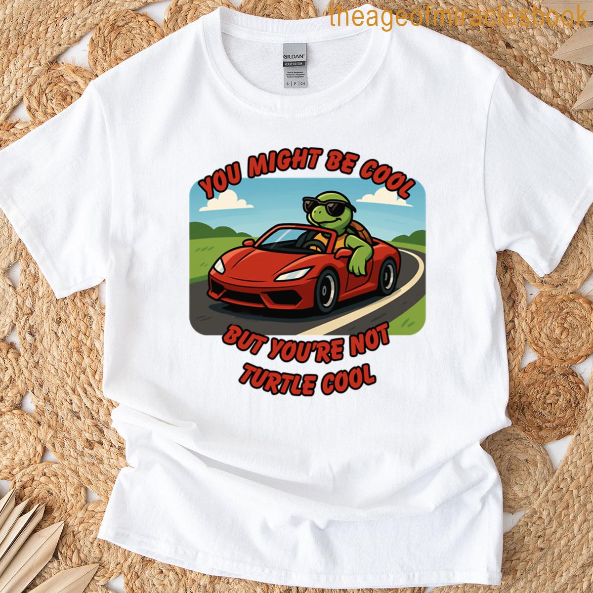 Turtle Car Sunglasses Cool T-shirt