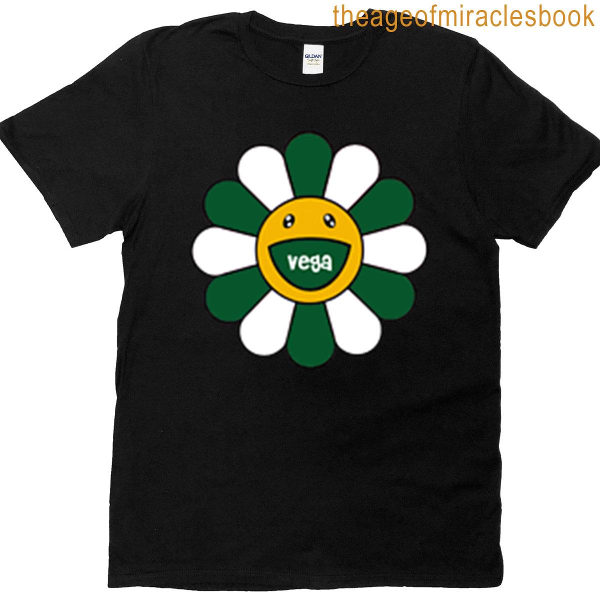 Vega Flower Face T-shirt