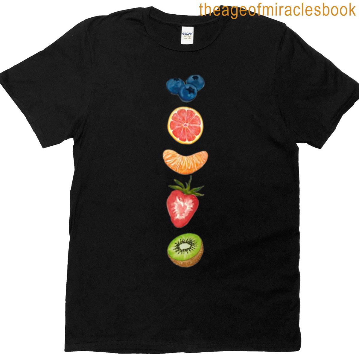 Aesthetic Fruit In A Row T-shirt