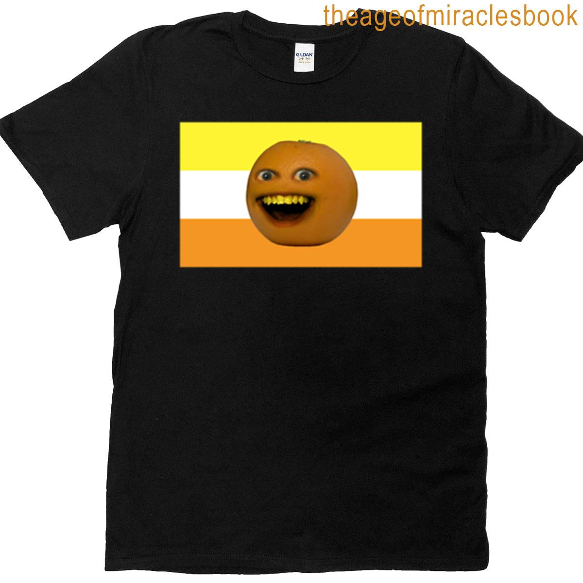 Annoying Orange Maverique Pride Flag T-shirt