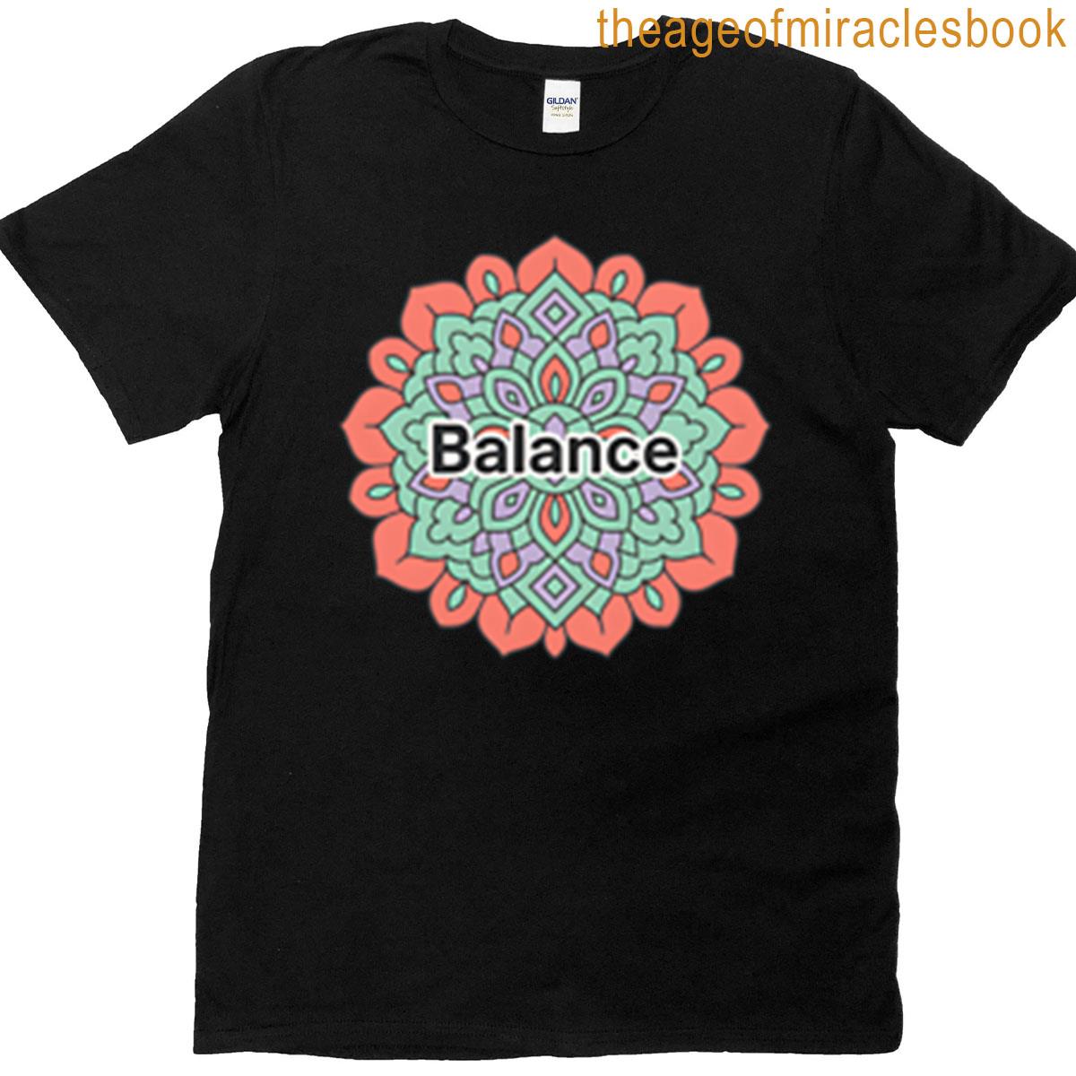 Balance Mandala Calmness Sticker T-shirt