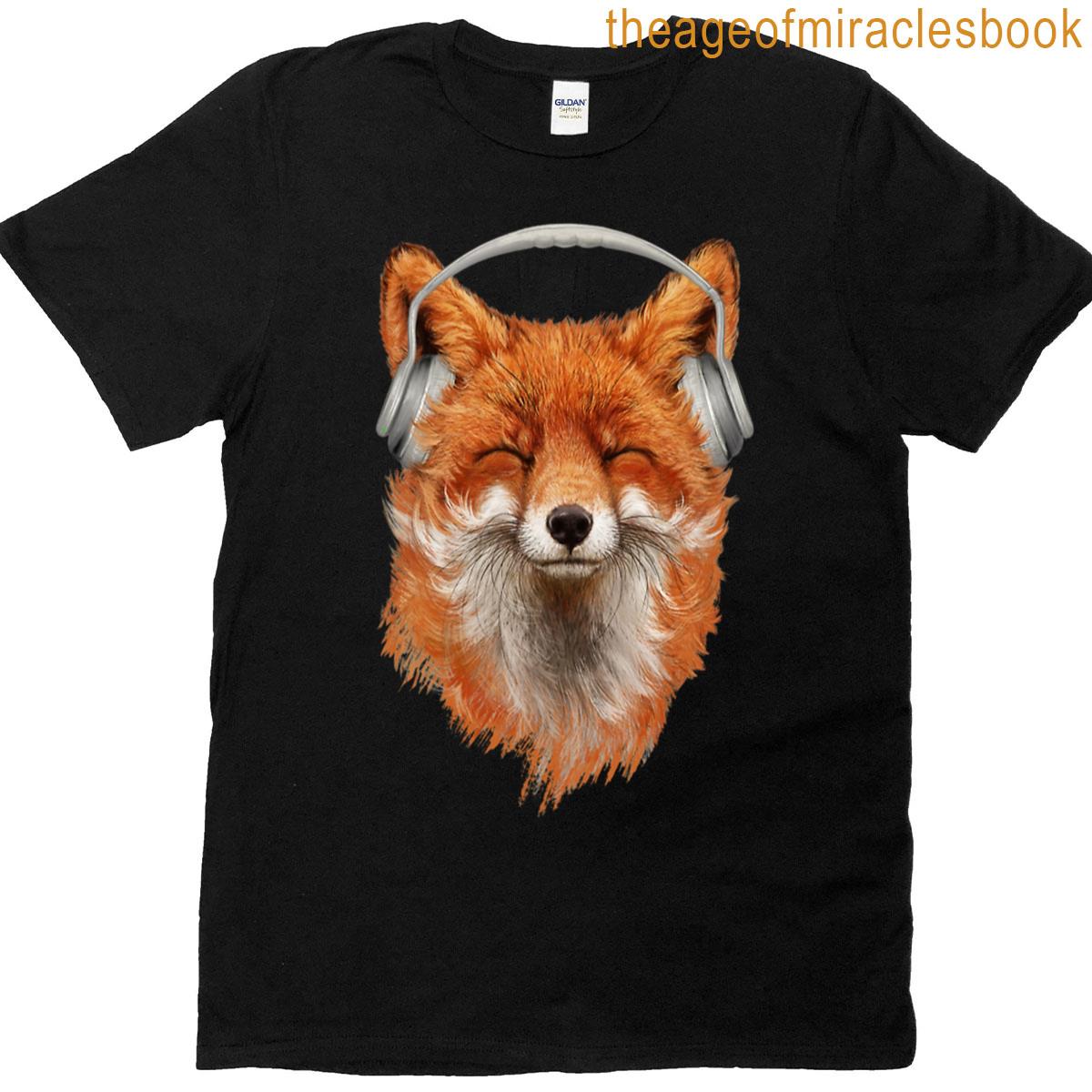 Smiling Musical Fox T-shirt
