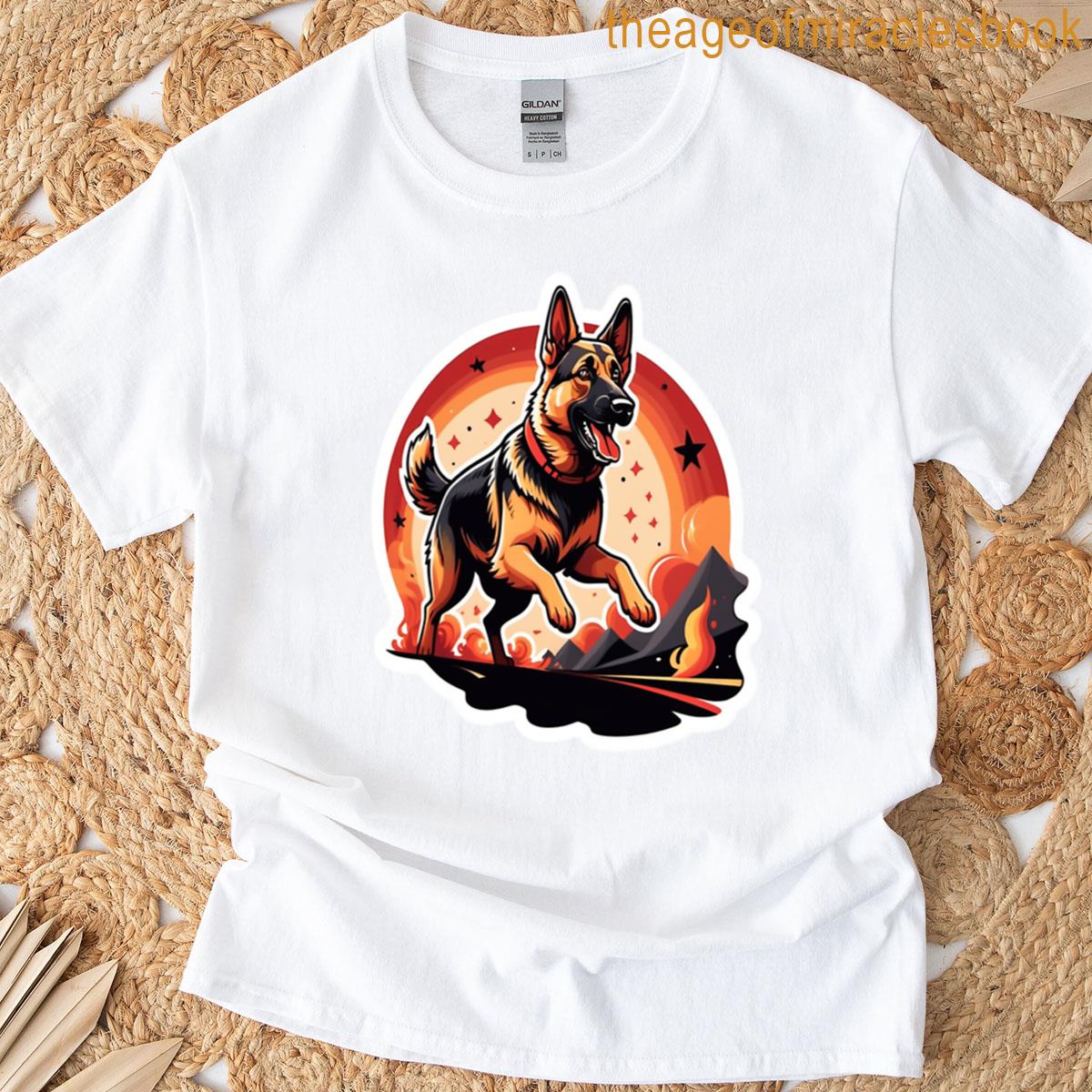 Brave German Shepherd T-shirt