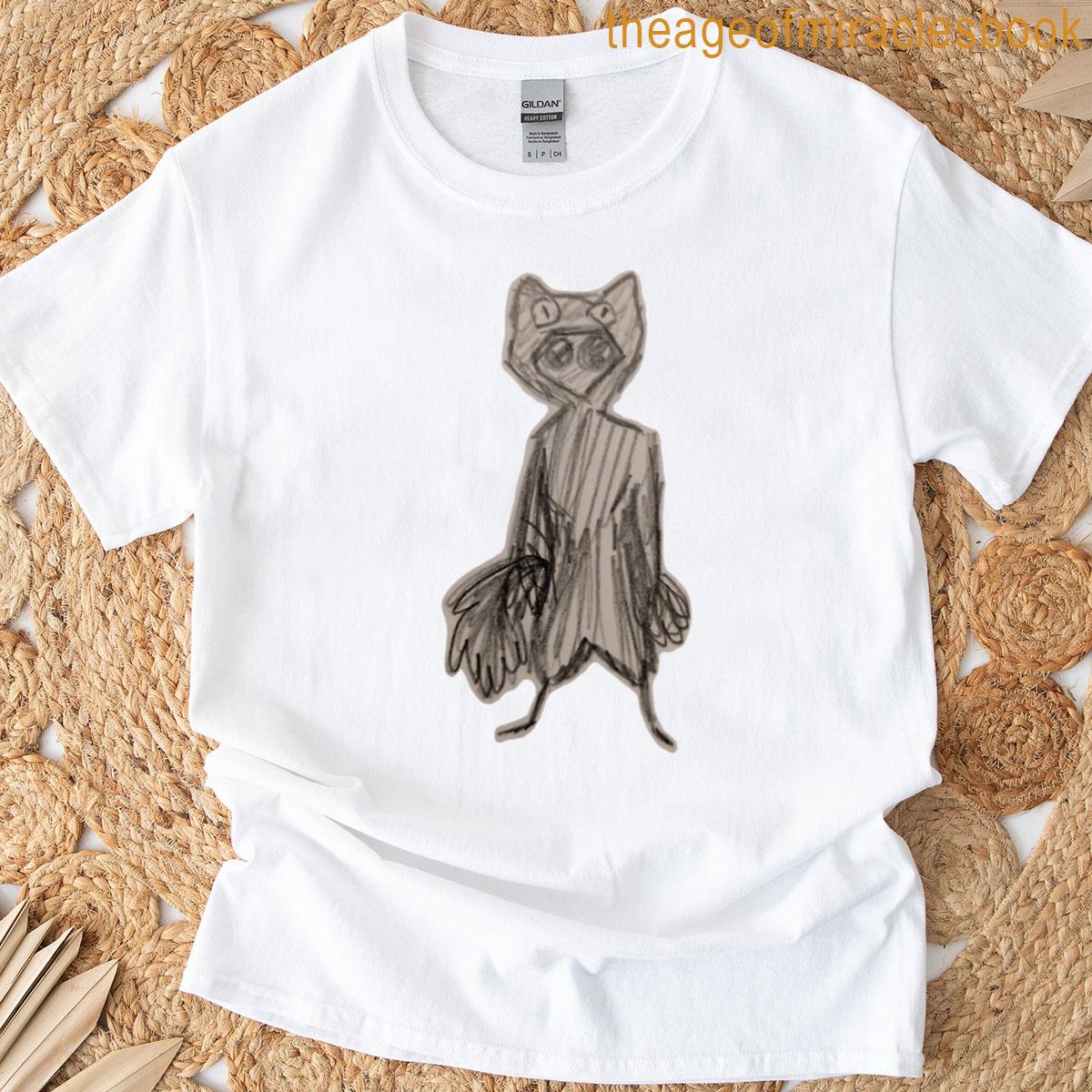 Cat Kigu Chibi Black T-shirt