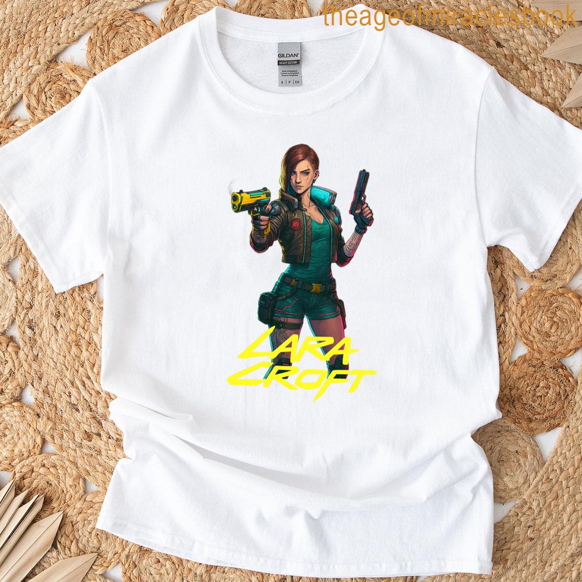 Cyberpunk Lara Croft T-shirt