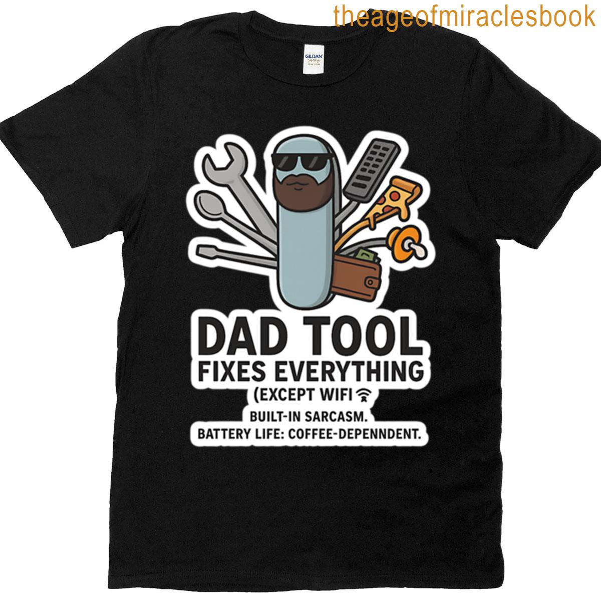 Dad Tool The Ultimate Fathers Day Fixer Bald Version T-shirt