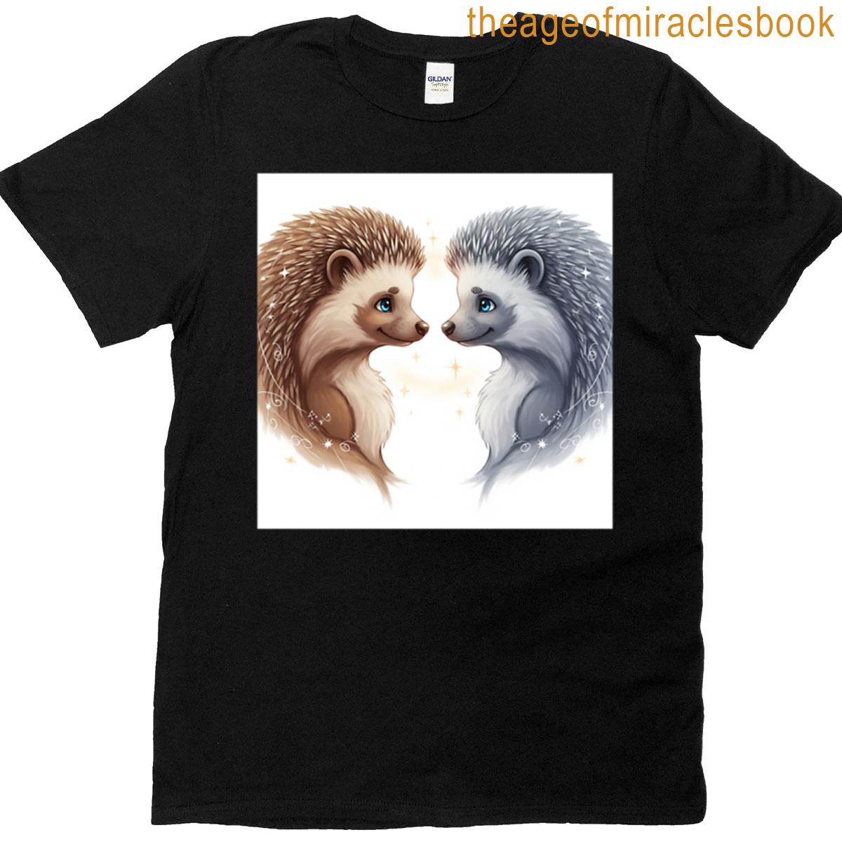 Ethereal Hedgehog Friends Oversized T-shirt