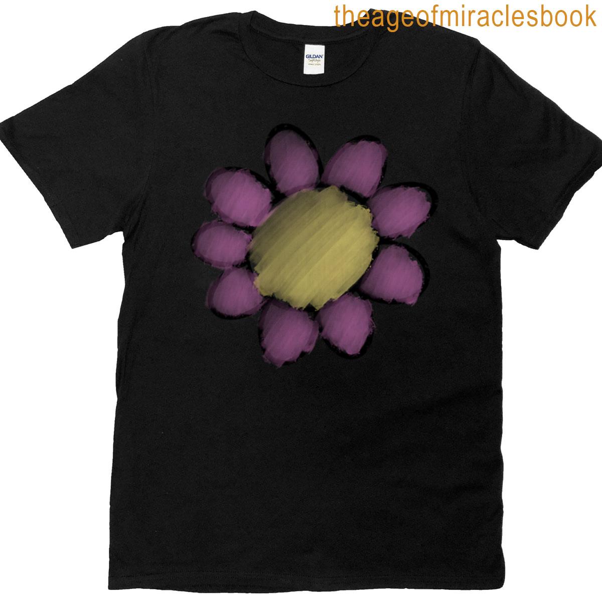 Grungy Pink Flower Oversized T-shirt