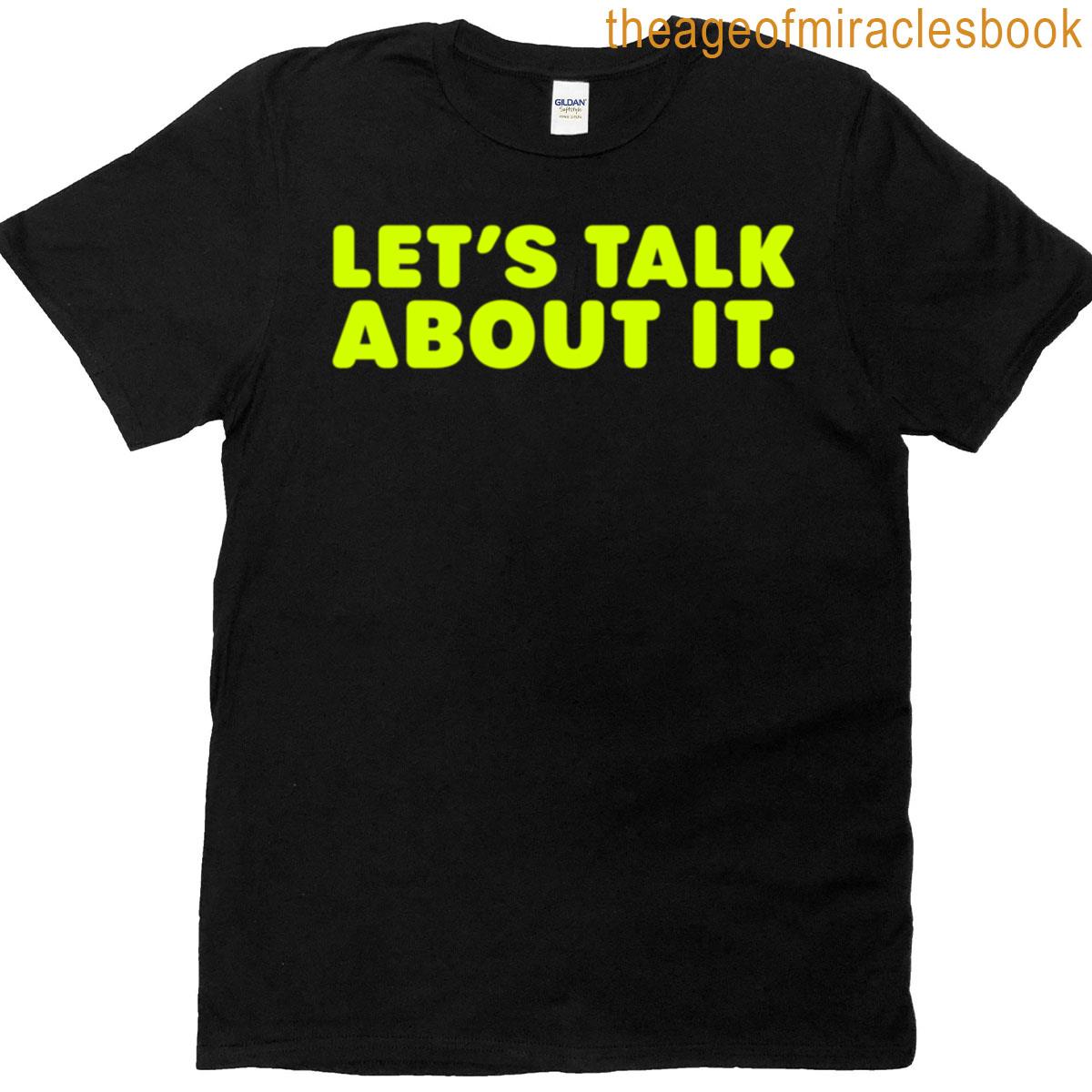 Lets Talk About It V4 – Lime Oversized T-shirt