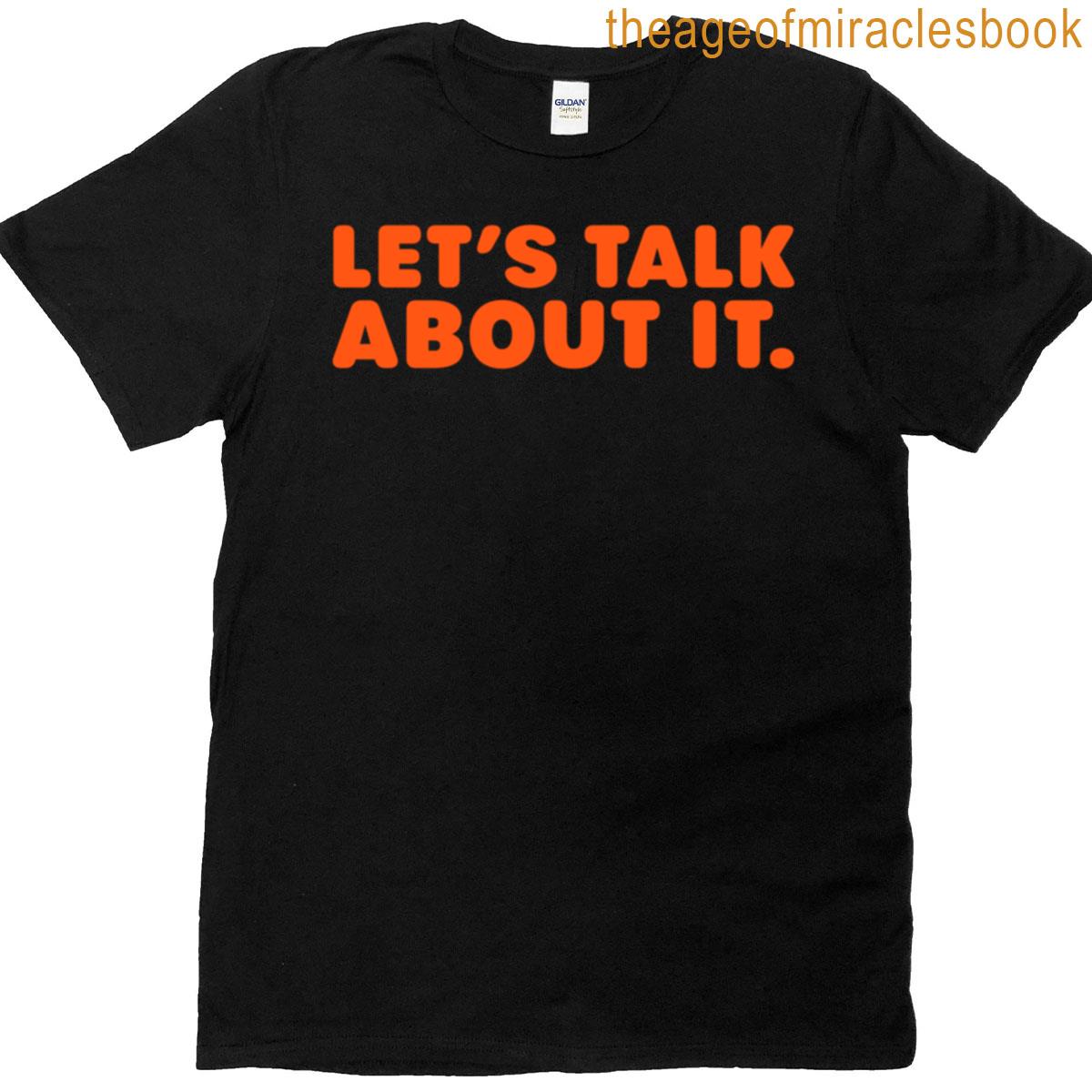Lets Talk About It V4 – Poppy Oversized T-shirt