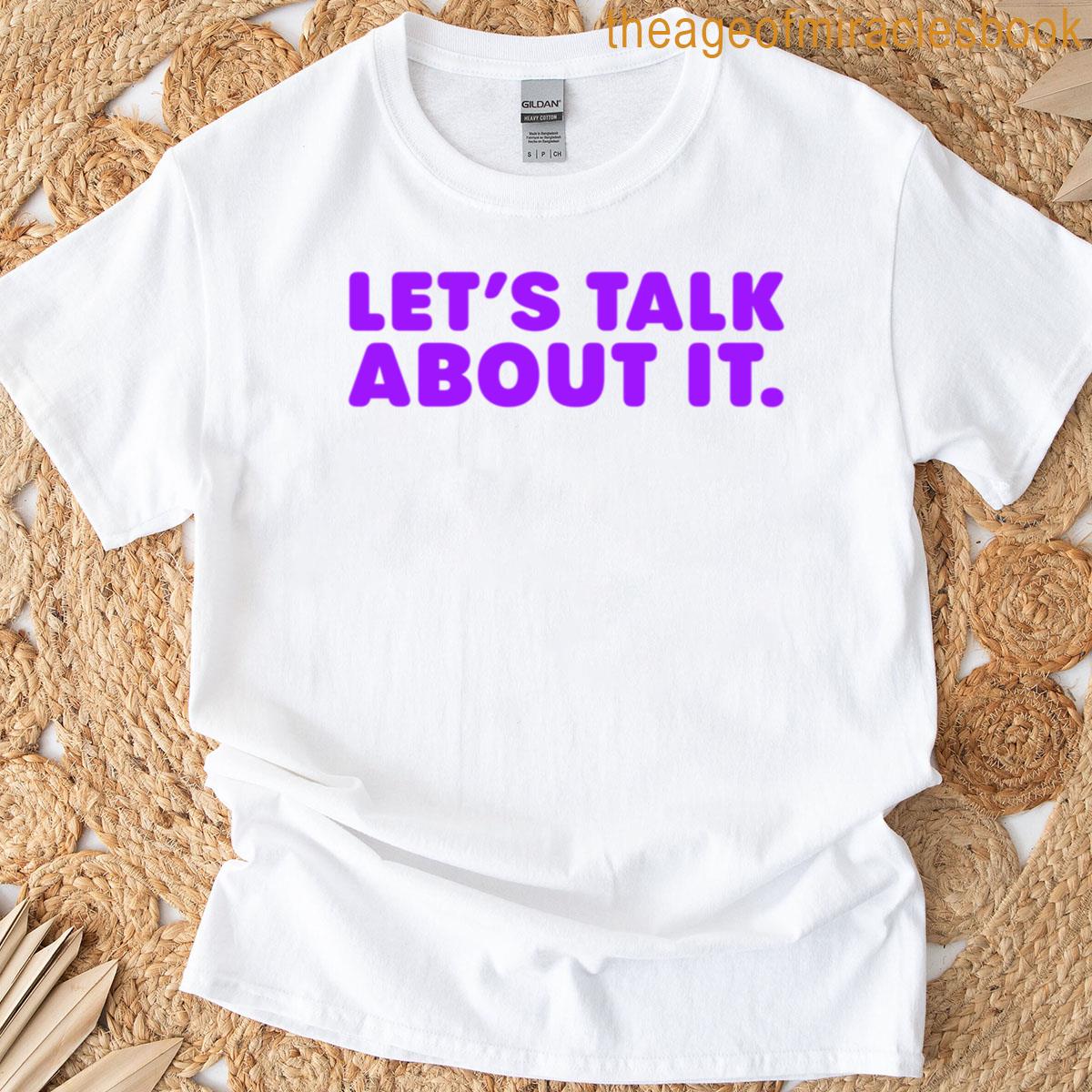 Lets Talk About It V4 – Purple T-shirt
