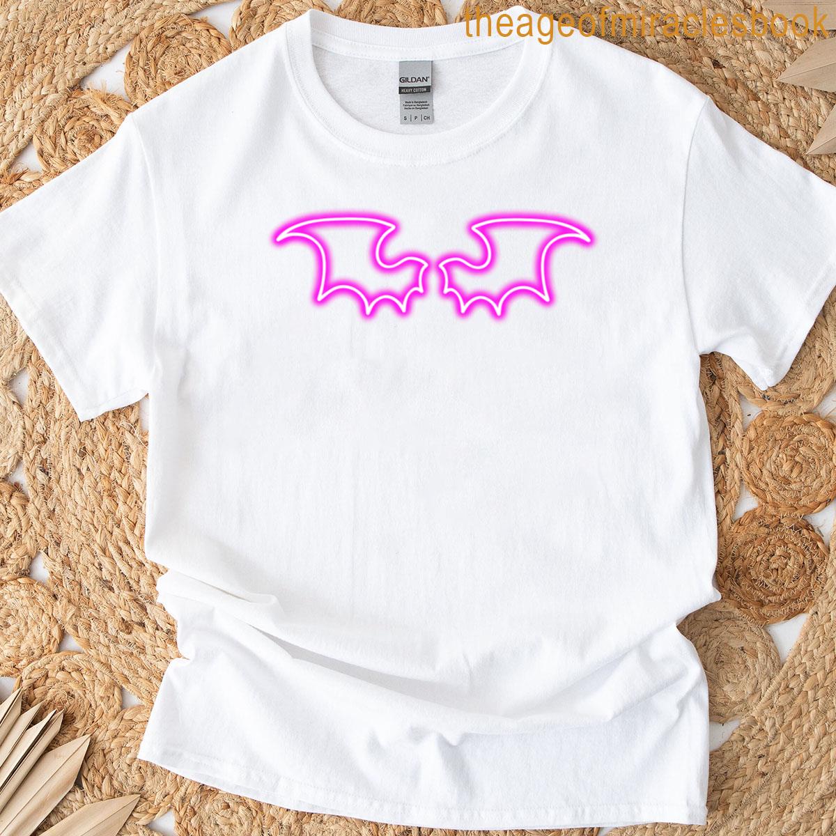 Neon Pink Bat Wings Oversized T-shirt
