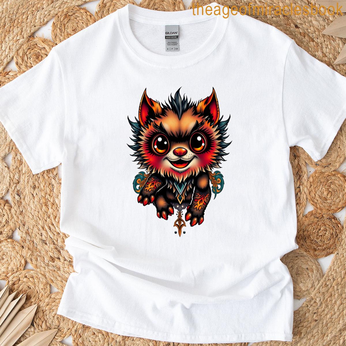Tribal Fire Kitzuu Fitted Scoop T-shirt
