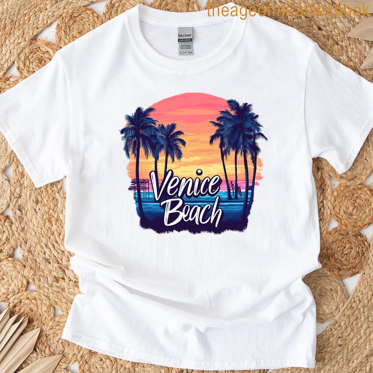 Venice Beach Sunset – Palms Chill Vibes T-shirt