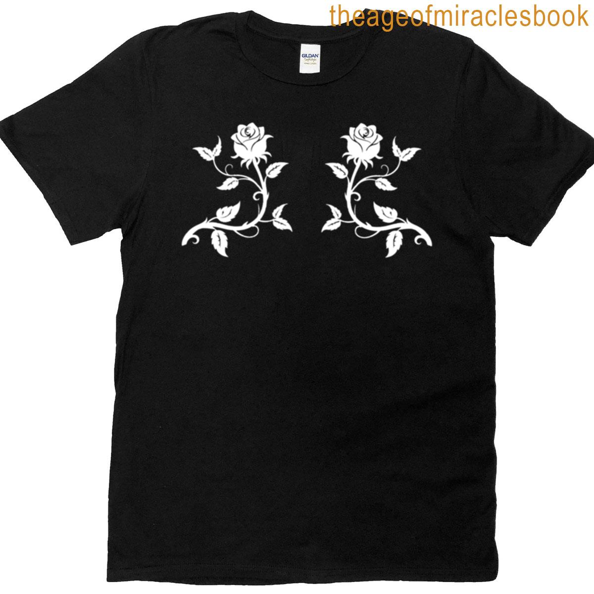 White Rose Flowers T-shirt