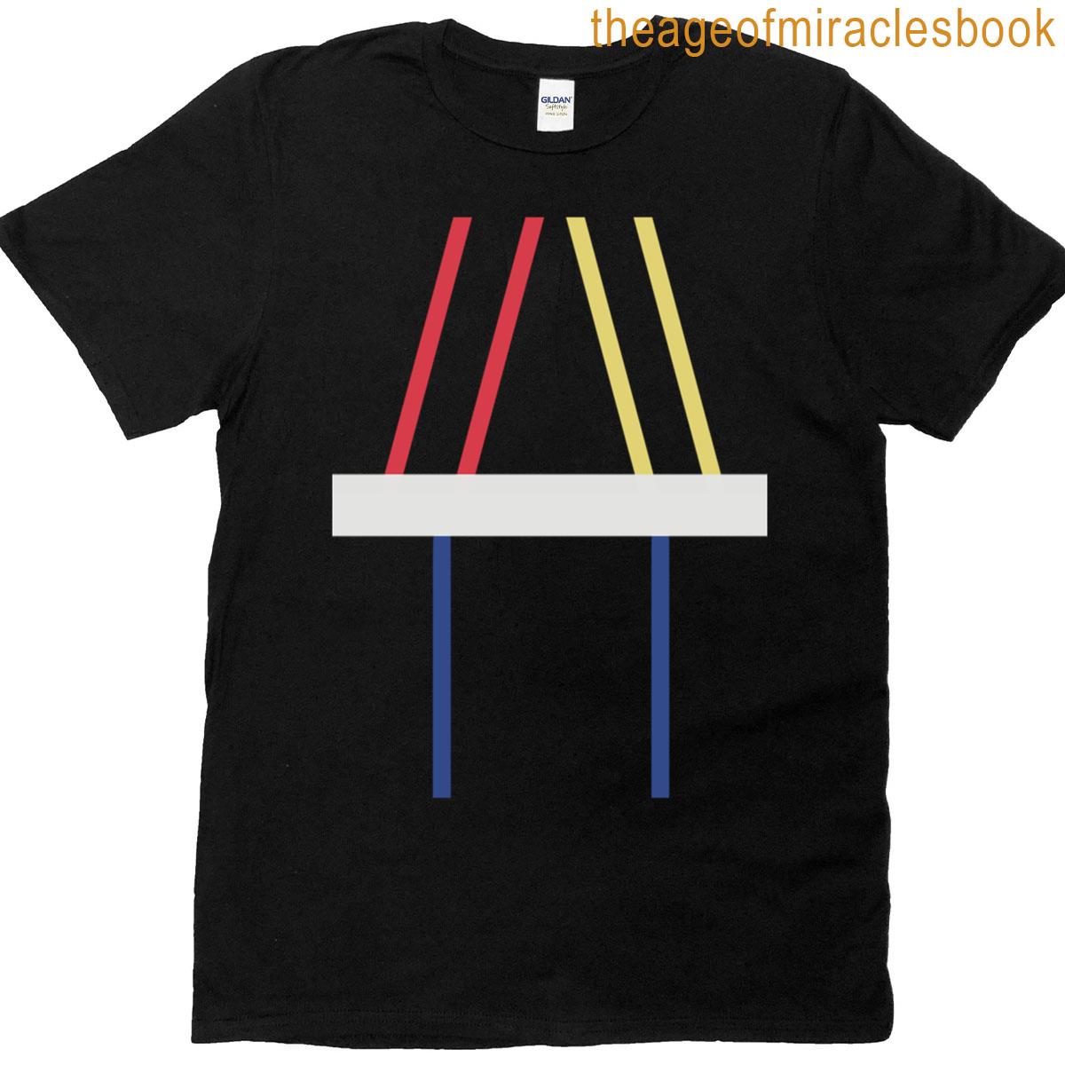 Abstract Stripes Pattern Design T-shirt