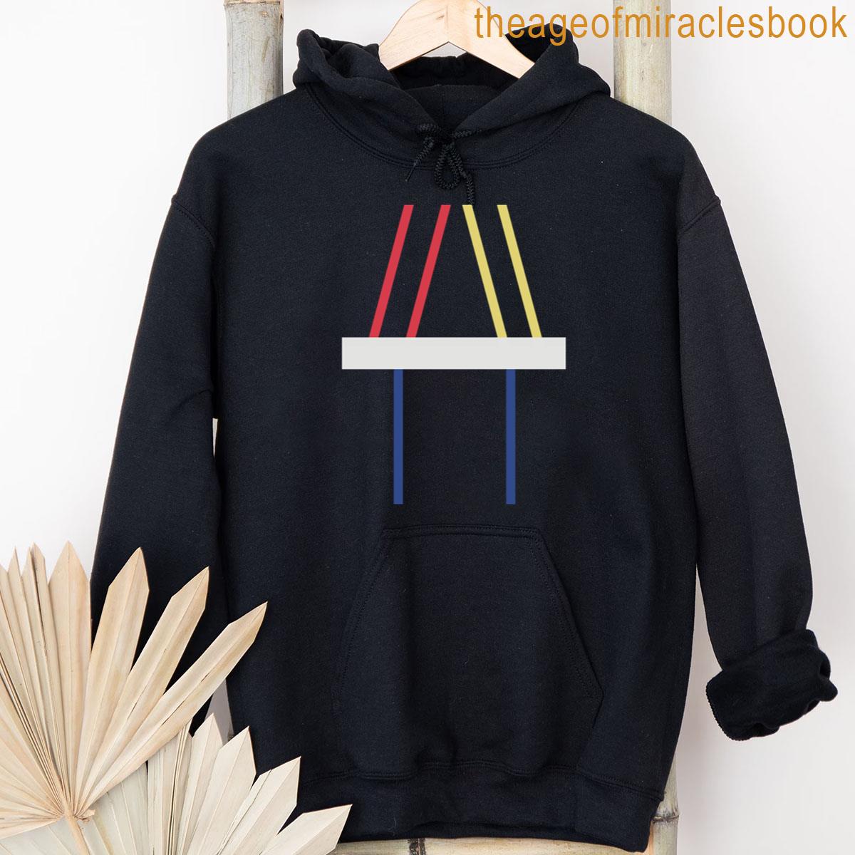 Alternative view of Abstract Stripes Pattern Design T-shirt
