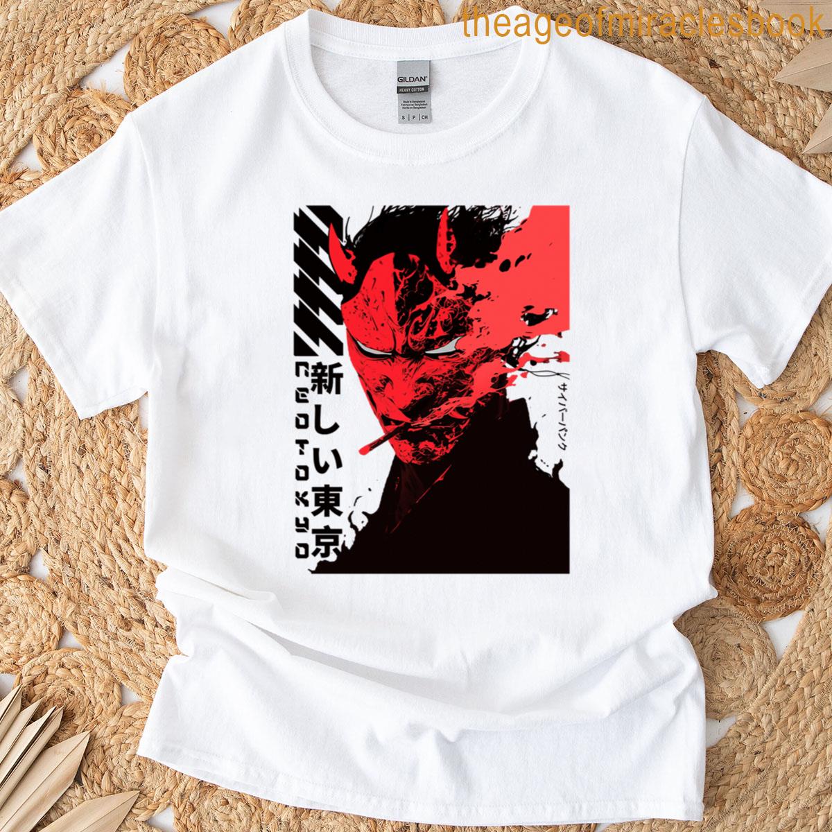 Cyberpunk Vaporwave Samurai Warrior T-shirt