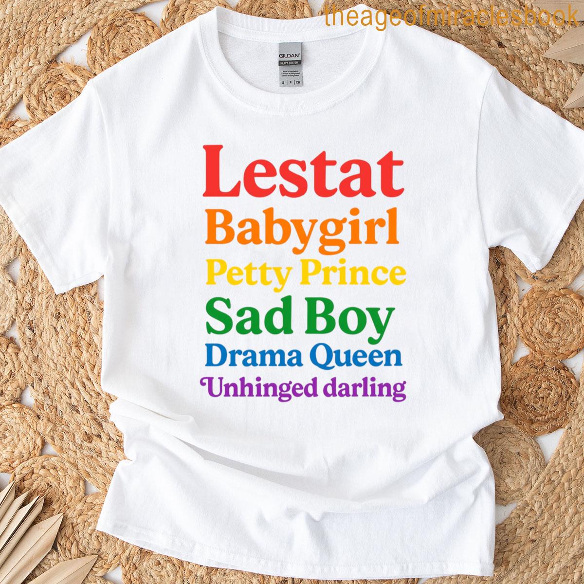 Iwtv Lestat Pride Rainbow Oversized T-shirt