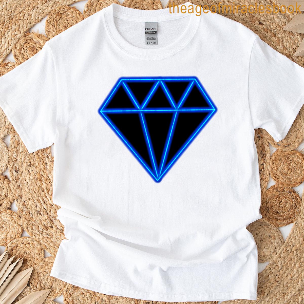 Neon Blue Diamond T-shirt