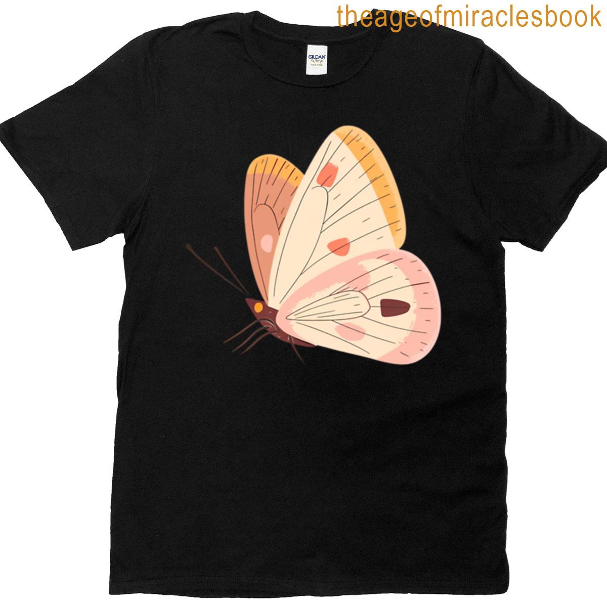 Pink And Yellow Butterfly T-shirt