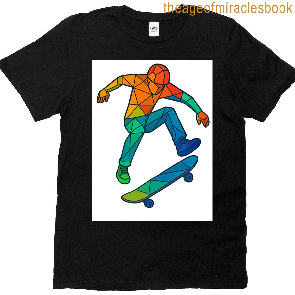 Skateboarder Jump Oversized T-shirt
