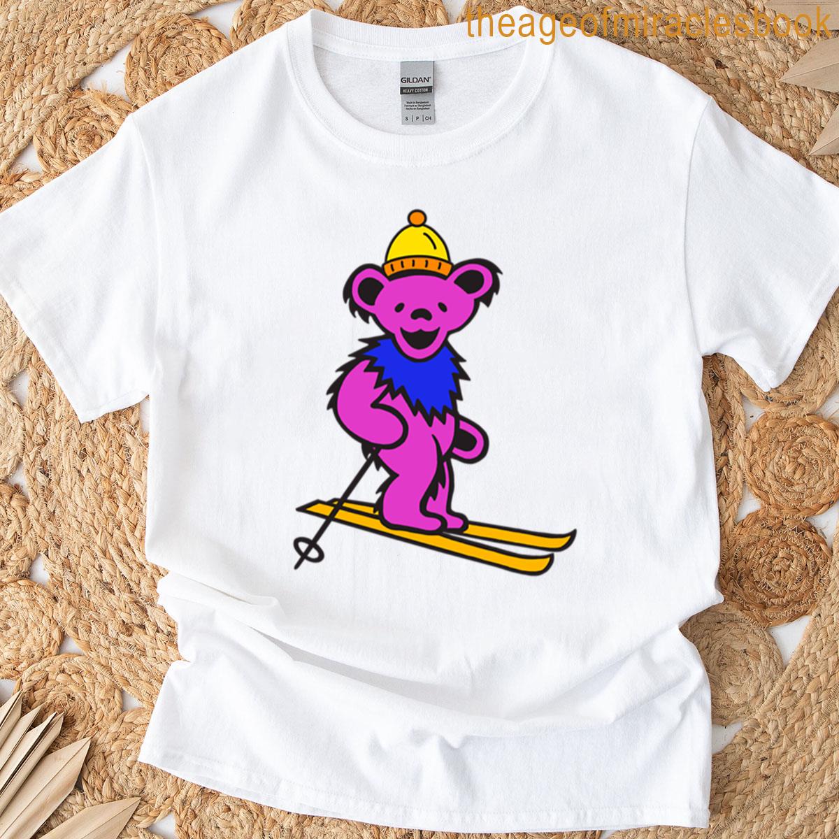 Skiing Dancing Bear T-shirt