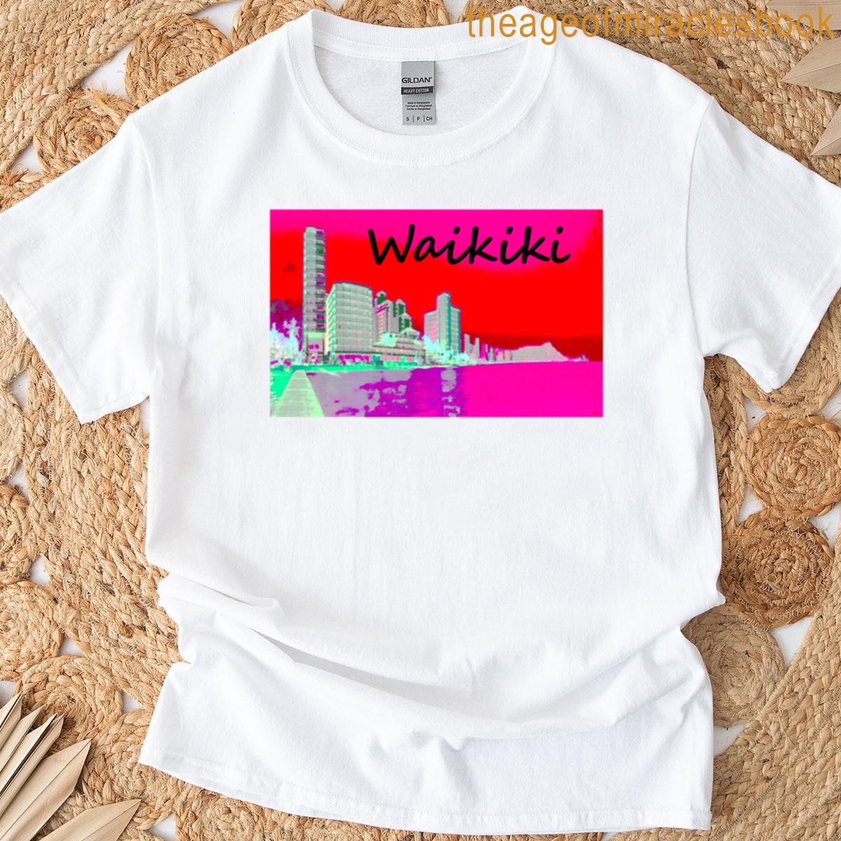 Waikiki Jetty Panorama T-shirt